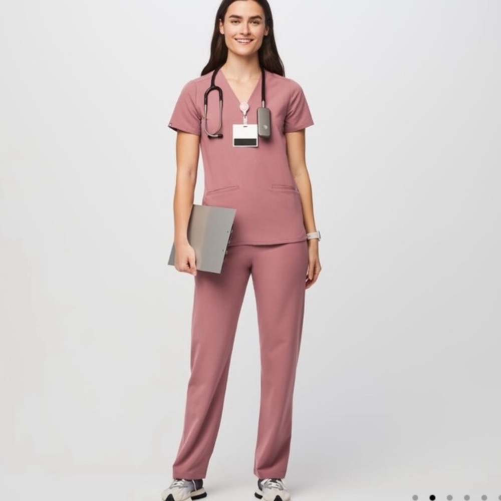 Figs Mauve scrub set small